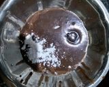 A picture of step 3 of Oreo cake in pressure cooker(steamed).