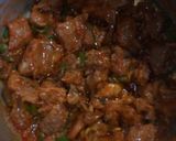 A picture of step 2 of Wet fry goat meat. #authormarathon.