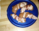 A picture of step 2 of Beelo's Bacon Wrap Chicken.