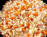 A picture of step 3 of *Baby Food Late Stage* Oyako-don Style Make-Ahead Meal.