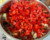 Une image de l'étape 16 de Flan de légumes aux saucisses et fromage roumains.