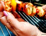A picture of step 4 of Keto Chicken Malai kebab.