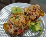 Foto del paso 6 de la receta: Ceviche de camarón en canasta de patacón