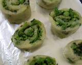 Potato And Peas Pinwheel Snacks recipe step 3 photo