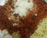 A picture of step 7 of Spaghetti with Fire Roasted Pepper.