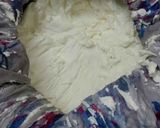 A picture of step 1 of Butterscotch Shrikhand.