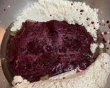 A picture of step 5 of Whole wheat beetroot waffles with frozen berries yoghurt.