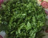A picture of step 1 of Spinach Pakora.