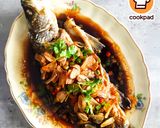 Gambar langkah 7 resipi Siakap Goreng Sos Cili Padi Thai.
