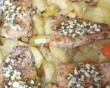 Foto del paso 4 de la receta: Merluza con gambas y ajo
