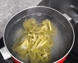 Foto del paso 2 de la receta Pasta verde con espinacas y champiñón