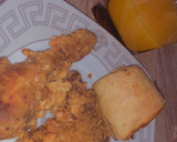 A picture of step 3 of KFC chicken.