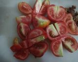 A picture of step 1 of "Lovonio Tomato chutney" #weekRed.