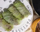 A picture of step 3 of Steamed Chicken and Napa Cabbage Rolls (Clean).