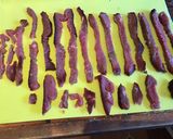 A picture of step 1 of California Farm Sundried Beef Strips.