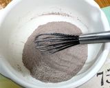 A picture of step 2 of Cocoa Cake with Wheat Fiber.