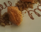 Foto del paso 14 de la receta: Mousse de calabaza con coulis de chocolate y masa sablé. 🥧🍫 🎃