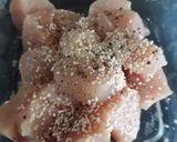 Hình bước làm 1 của món Ức gà sốt mật ong
