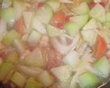 Foto langkah ke 3 dari resep Tumis labu siam udang.
