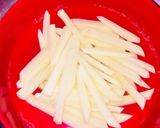 A picture of step 3 of Fries🍟.