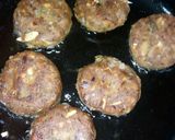 A picture of step 3 of Kathal (jackfruit) kabab.