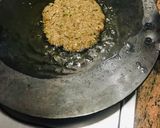A picture of step 4 of Peshawari chapli kabab.