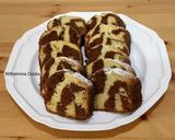 A picture of step 4 of Marble Ricotta Cake.