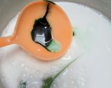 Foto langkah ke 1 dari resep Bubur Sumsum Sutra Pandan (Ekstra Lembut, Ekstra Soft).