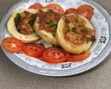 A picture of step 3 of Stuffed ring yam🍽.