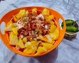 A picture of step 11 of Achari chana chaat.
