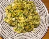 A picture of step 6 of Strapatsada with Zucchini.