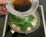 รูปขั้นตอนการทำที่ 5 ของ ก๋วยเตี๋ยวเส้นเล็กลูกชิ้นปลา