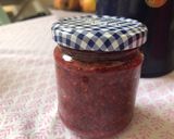 A picture of step 3 of Raspberry chia not-jam - vegan.