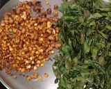 A picture of step 2 of Curry Leaves Podi Chutney.