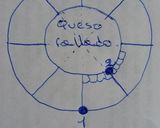 Foto del paso 5 de la receta: Sol con trocitos de queso 🌞🧀