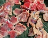 A picture of step 2 of Seven-Style Grilled Chicken Gizzards with Black Pepper - Appetizer - Freezable.