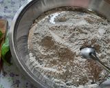 A picture of step 2 of Mixed flour n mix leafy green vegetables thepla.