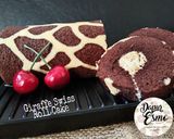 Foto langkah ke 10 dari resep Giraffe Swiss Roll Cake.