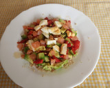 Foto del paso 9 de la receta: Ensalada de Cuscús o Quinoa y pimientos del piquillo con salmón ahumado