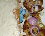 A picture of step 3 of Anda Shami Burger 🍔.
