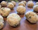A picture of step 2 of Gato Pima - Mauritian Chilli Cakes.