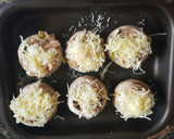 Foto del paso 5 de la receta: Arroz verde con champiñones rellenos. #recetariocamino