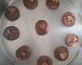 A picture of step 4 of Coffee walnut vegan cookies.