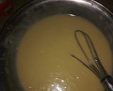 A picture of step 3 of Dora pan cake.