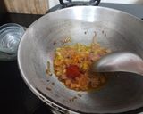 A picture of step 3 of Green moong dal.