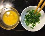 Hình bước làm 2 của món Soup nui sao trừng gà ta cải bó xôi