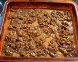Foto del paso 6 de la receta: Budín de bananas y pera con cubierta crocante de chocolate