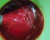 Φωτογραφία βήματος 3 της συνταγής Red velvet ♥️ μελομακάρονα!!