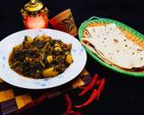 Arvi,Palak,Qeema recipe step 4 photo