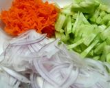 A picture of step 1 of Egg Chicken Kathi Roll.